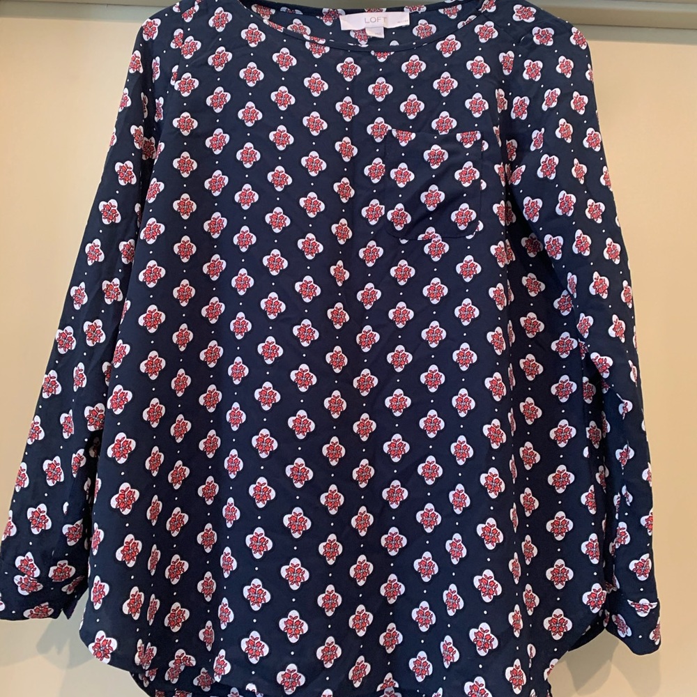Loft petite maternity blouse